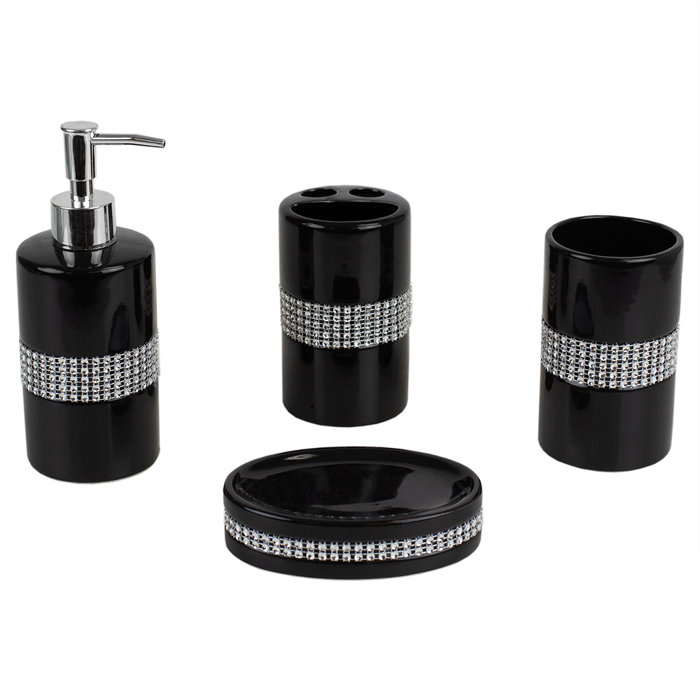 Etta Avenue™ Tristen Luxury 4 Piece Bathroom Accessory Set & Reviews